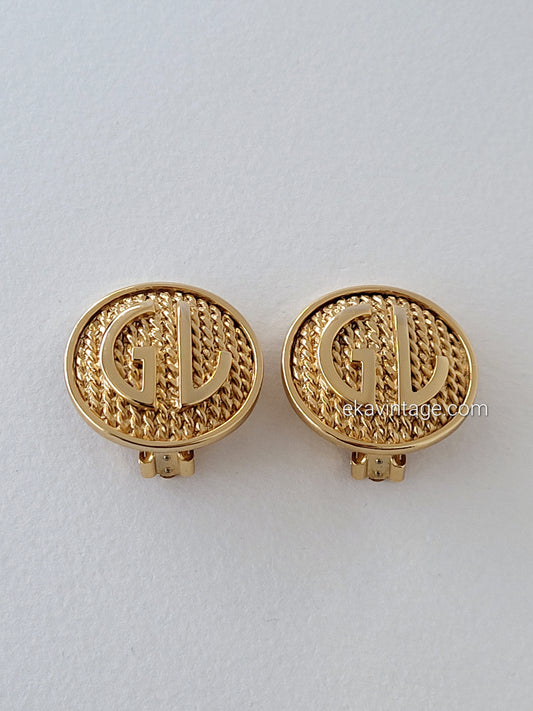 Guy Laroche - Boucles d'oreilles vintage GL