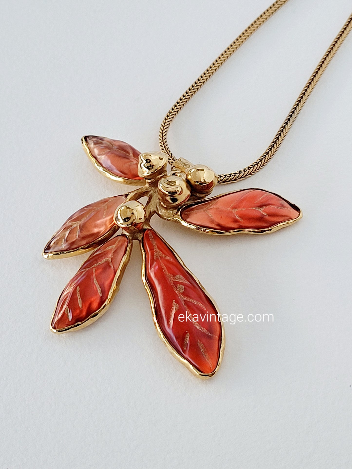 Collier avec pendentif fleur Kenzo