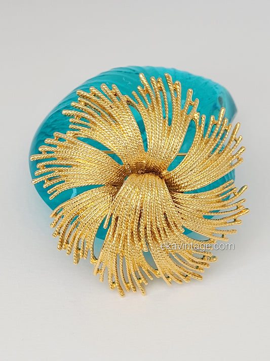 Monet  - Grande broche vintage