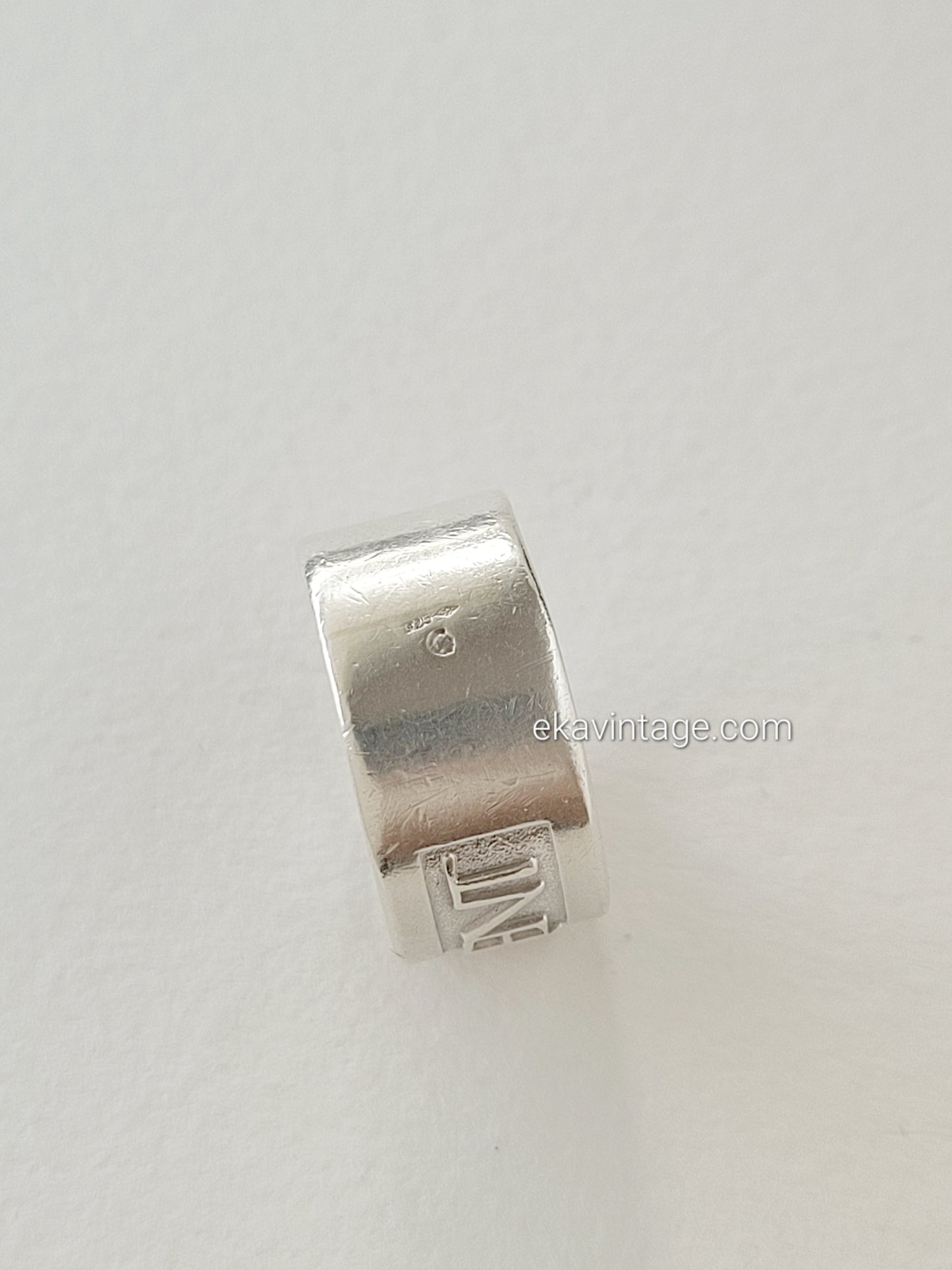 Yves Saint Laurent - Bague vintage en argent