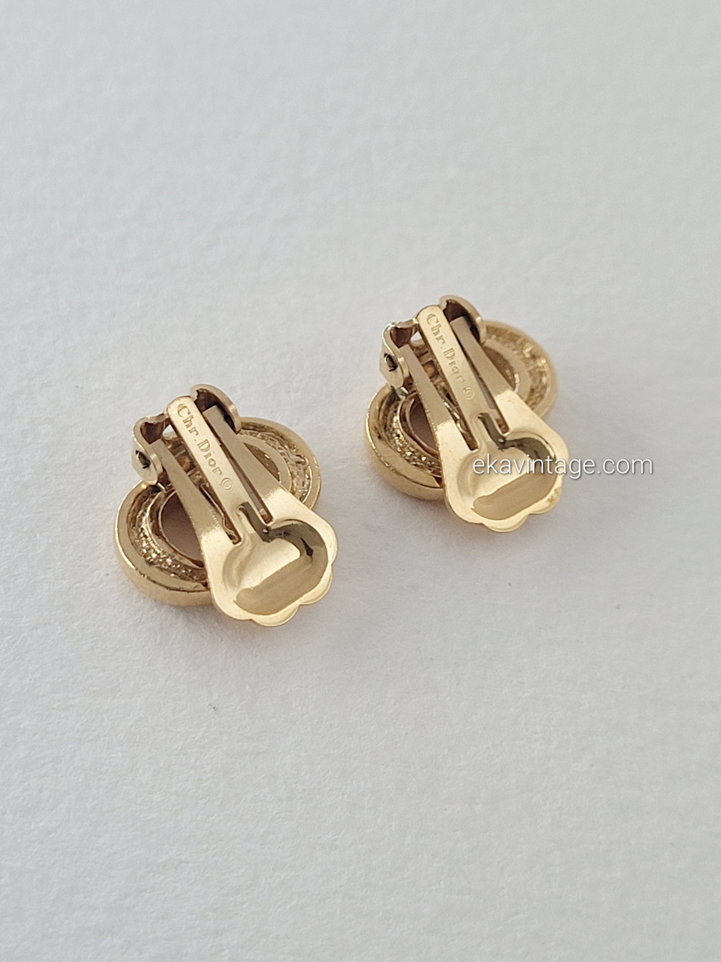 Christian Dior - Boucles d'oreilles vintage CD