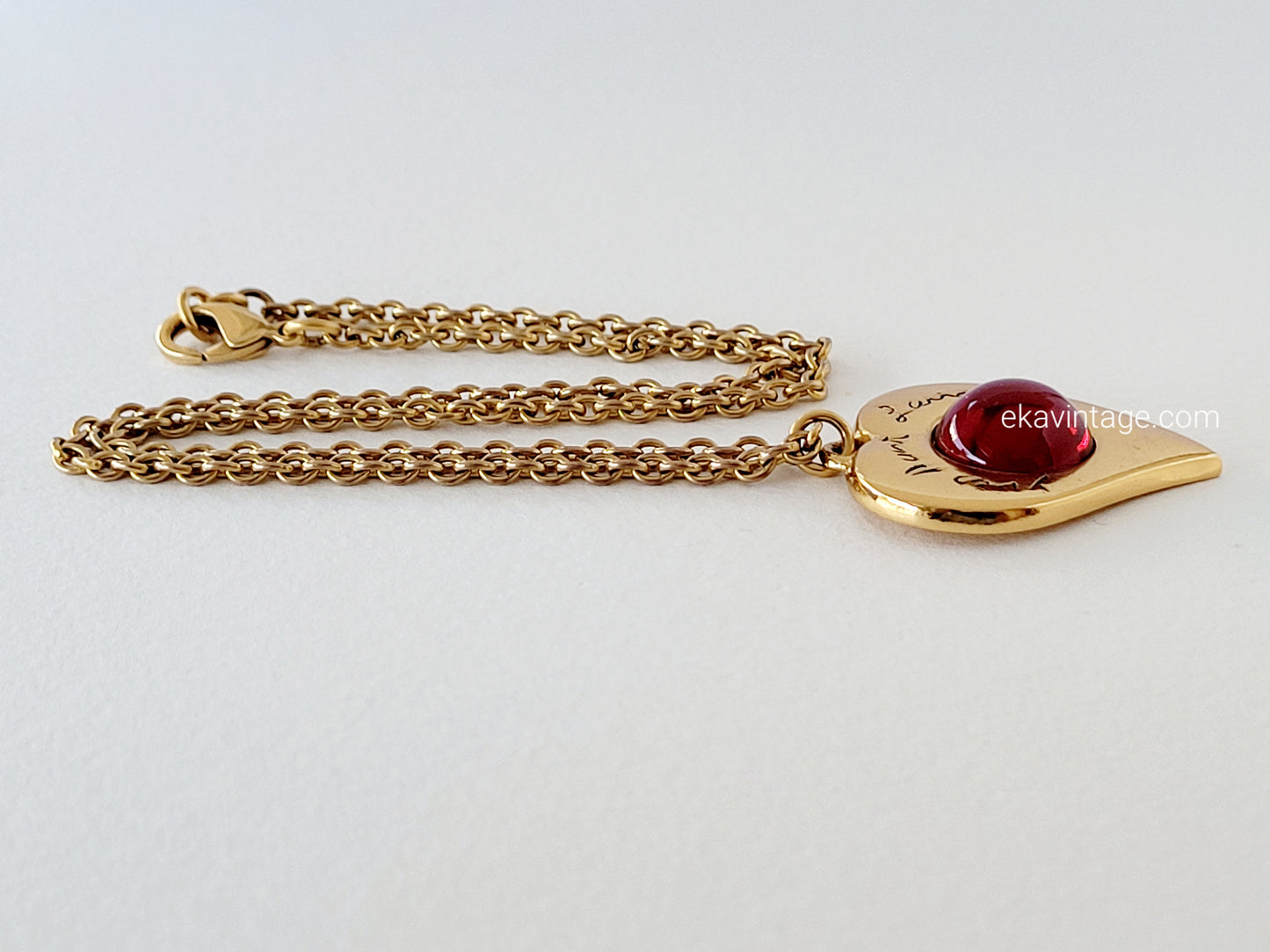 Yves Saint Laurent - Pendentif vintage Cœur