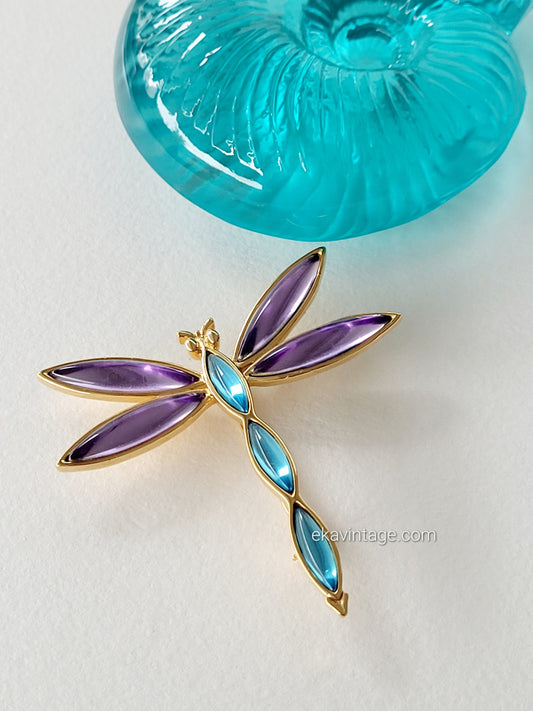 Trifari - Broche vintage Libellule