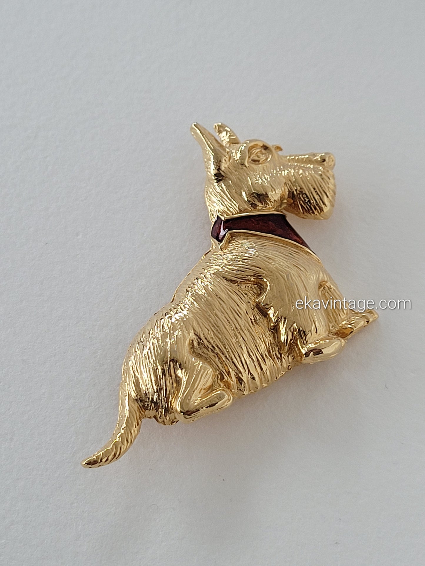 Broche vintage Chien