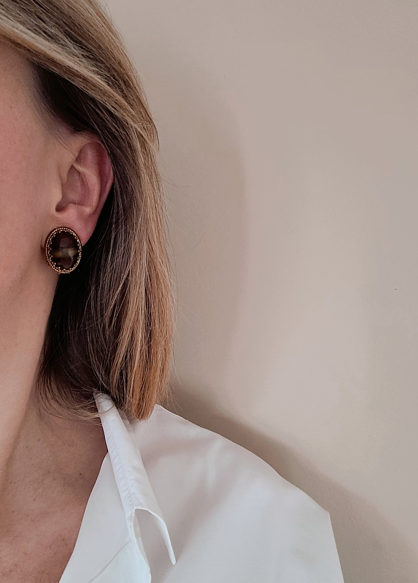 Western Germany- Boucles d'oreilles vintage