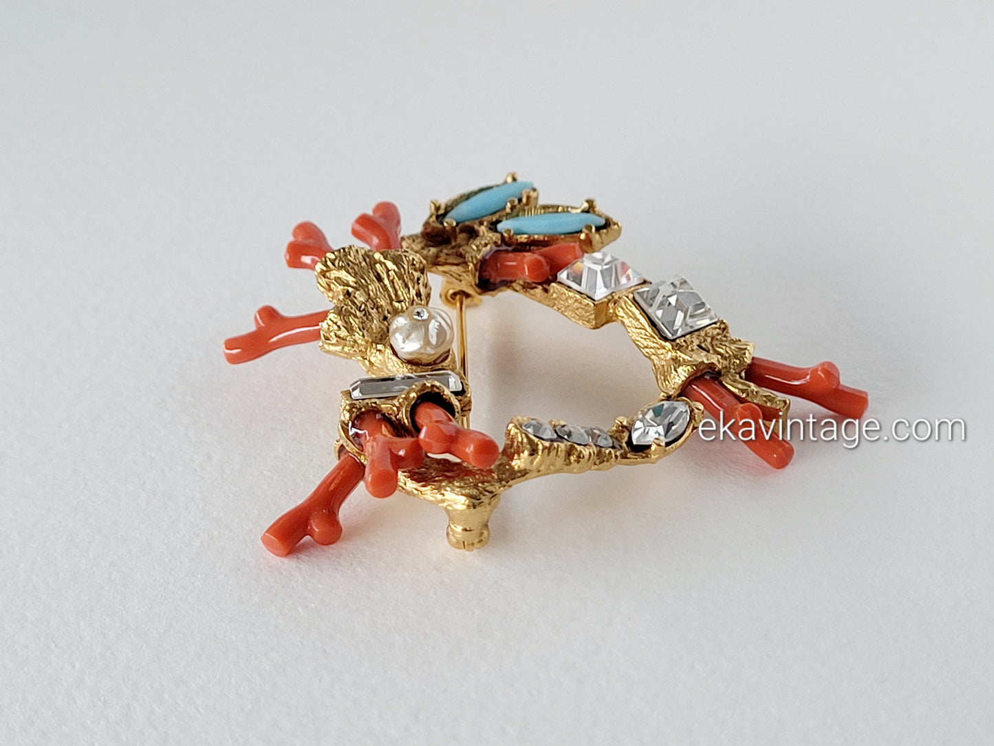 Christian Lacroix-Broche vintage Cœur