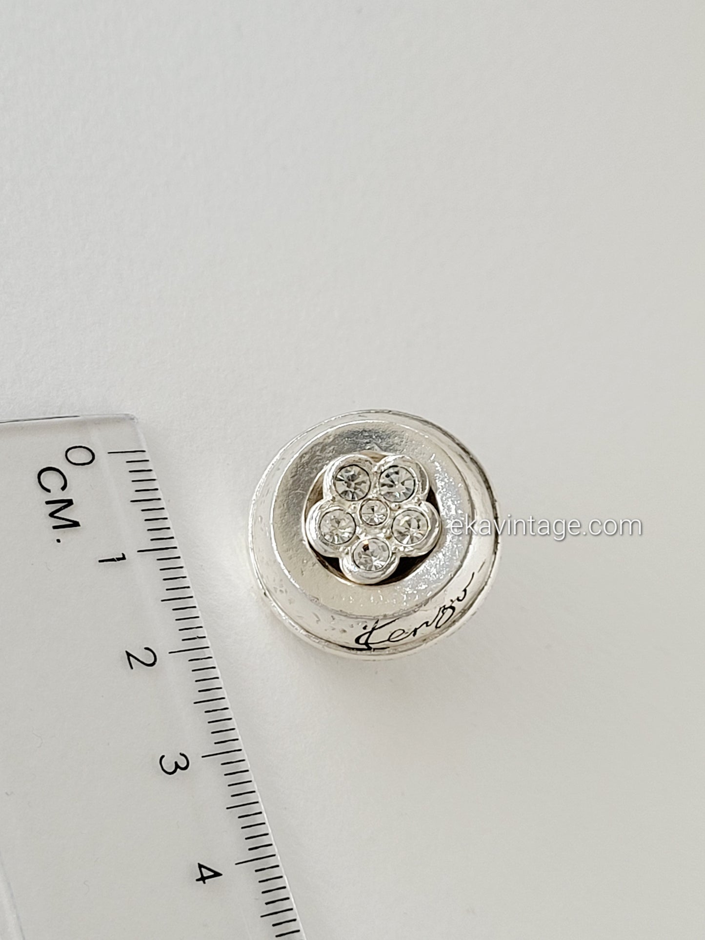 Kenzo - Boucles d'oreilles vintage Fleur