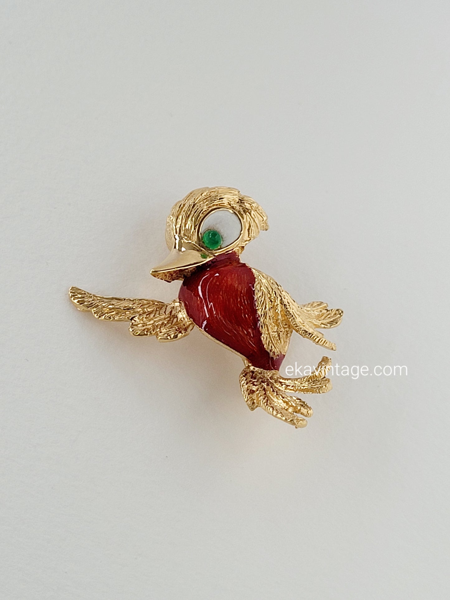Carven - Broche vintage Oiseau