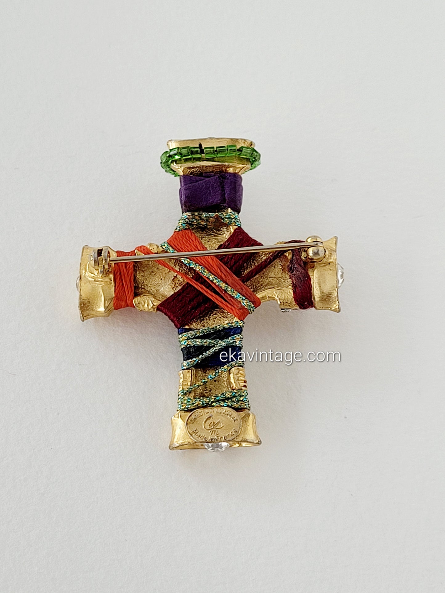 Christian Lacroix-Broche vintage Croix