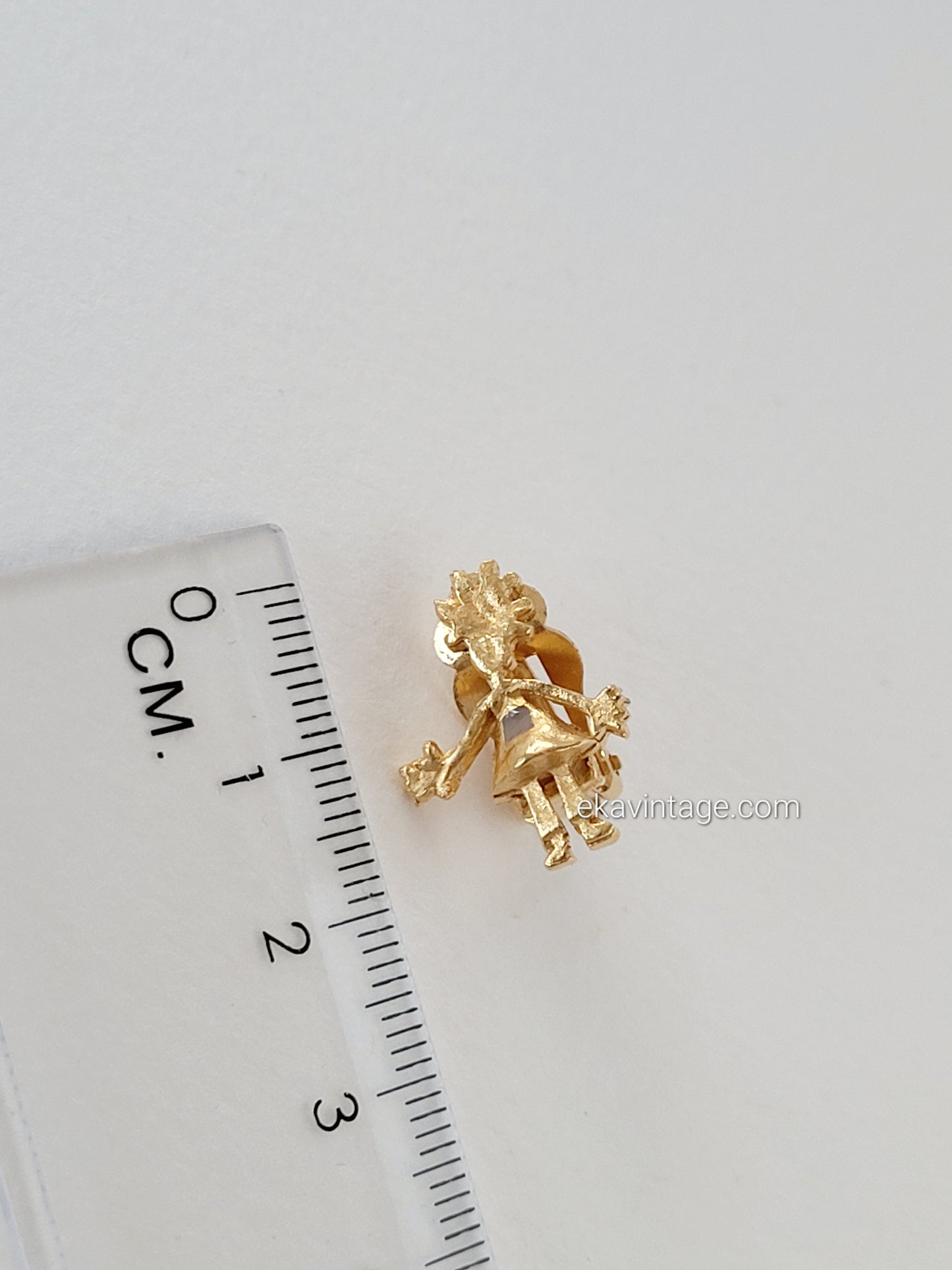 Biche de Bere-Boucles d'oreilles vintage