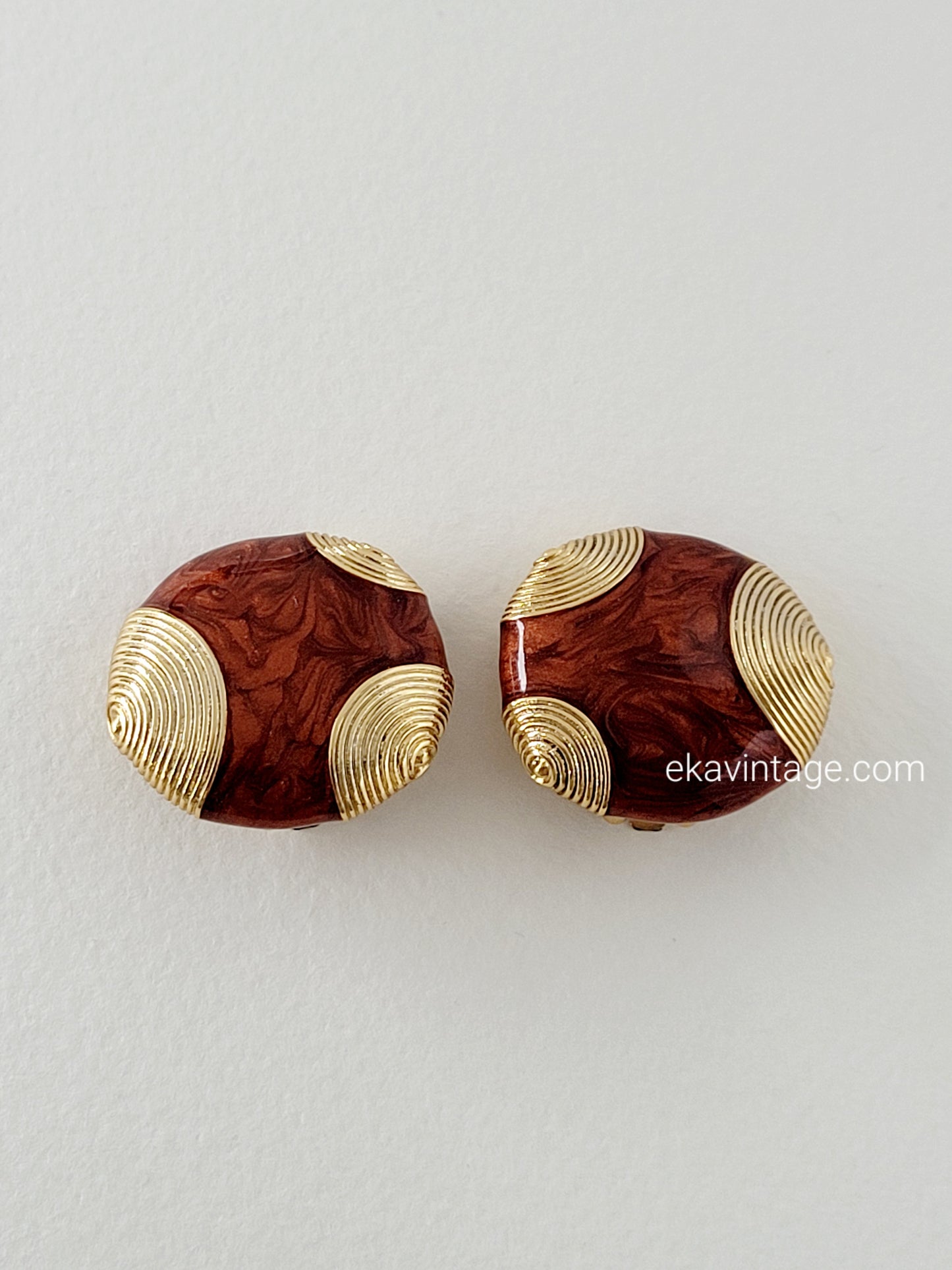 Orena Paris - Boucles d'oreilles vintage