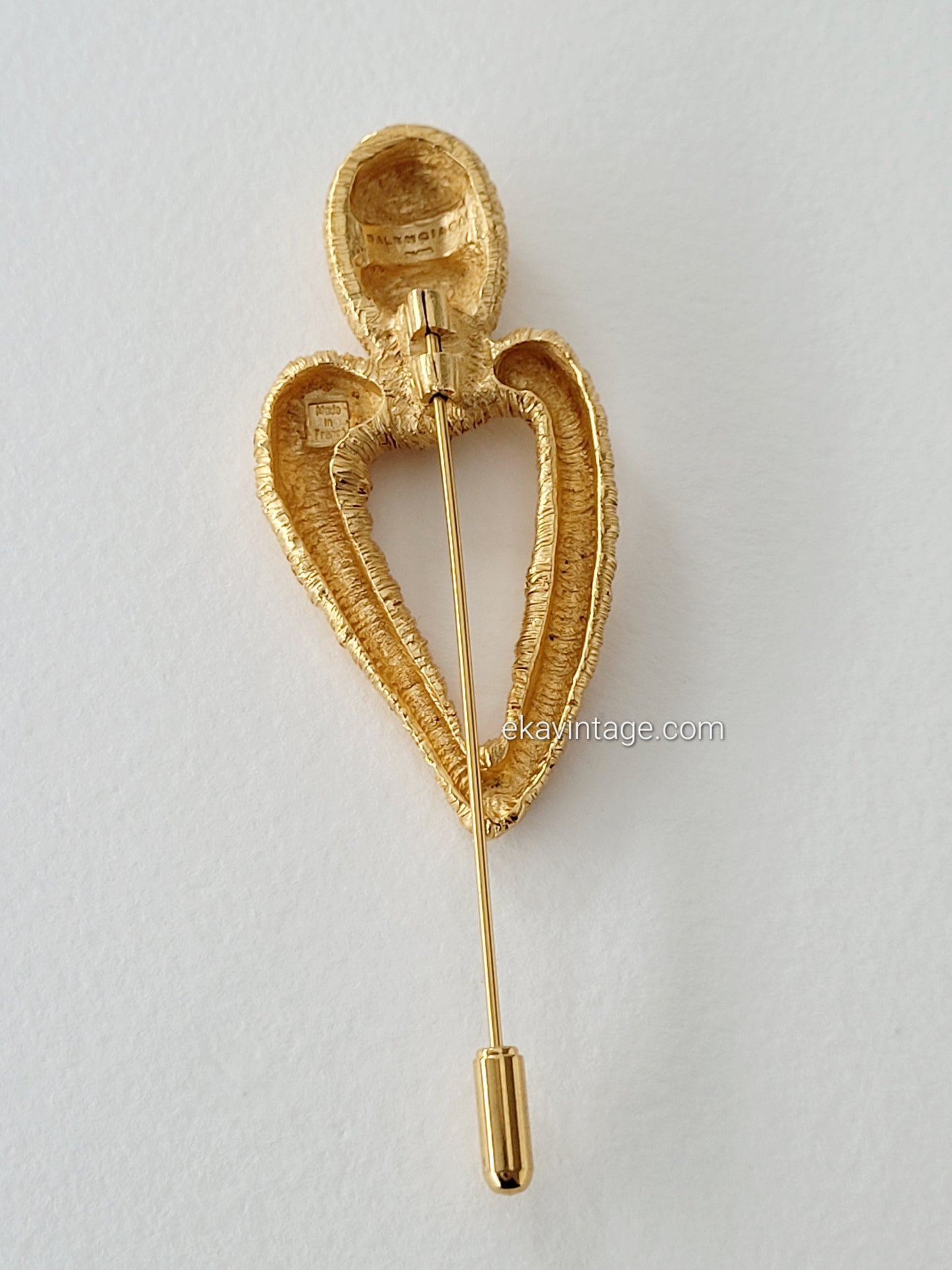 Balenciaga - Broche / épingle vintage Cœur