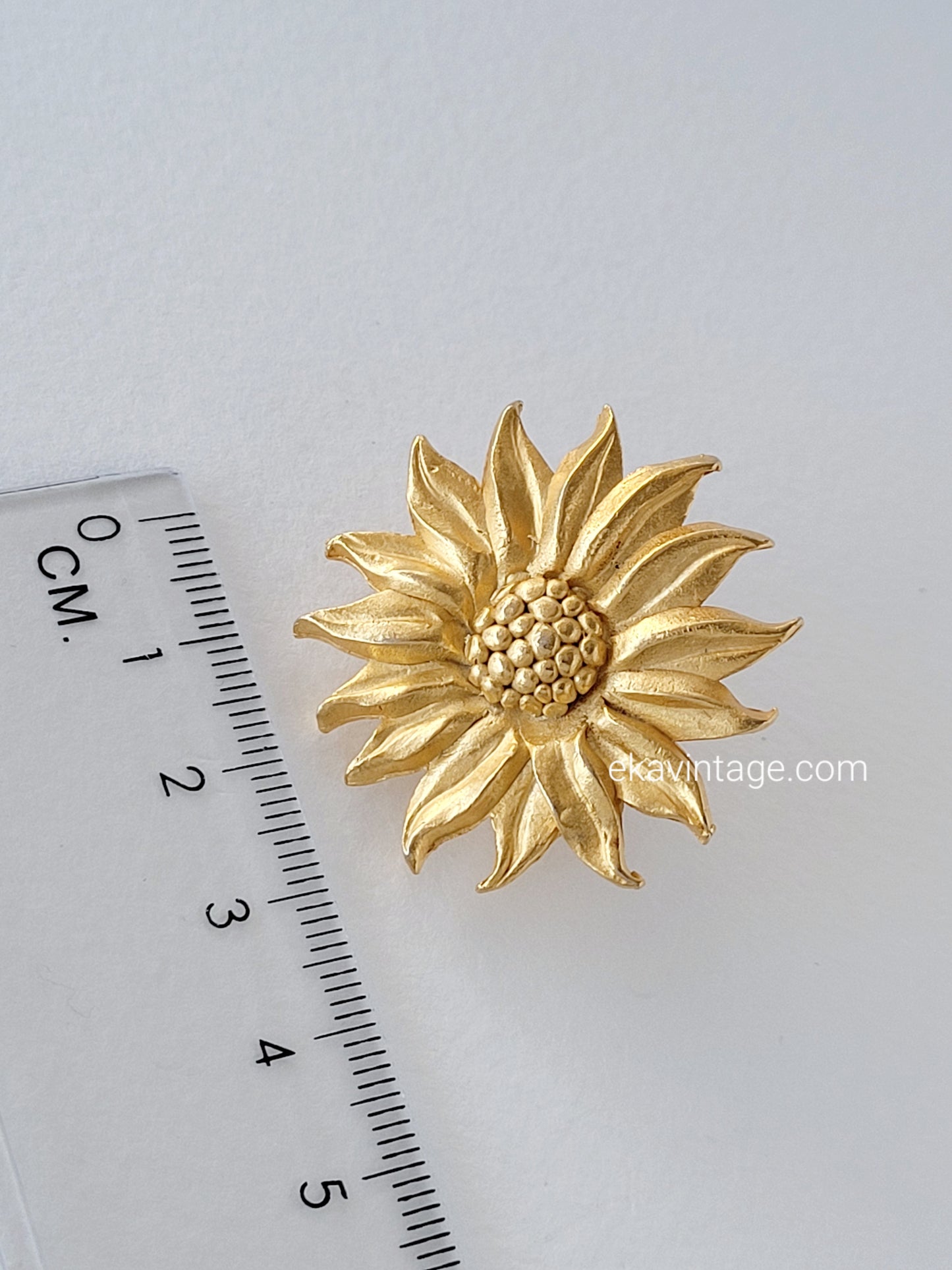 Il était une fois - Boucles d'oreilles vintage Fleur