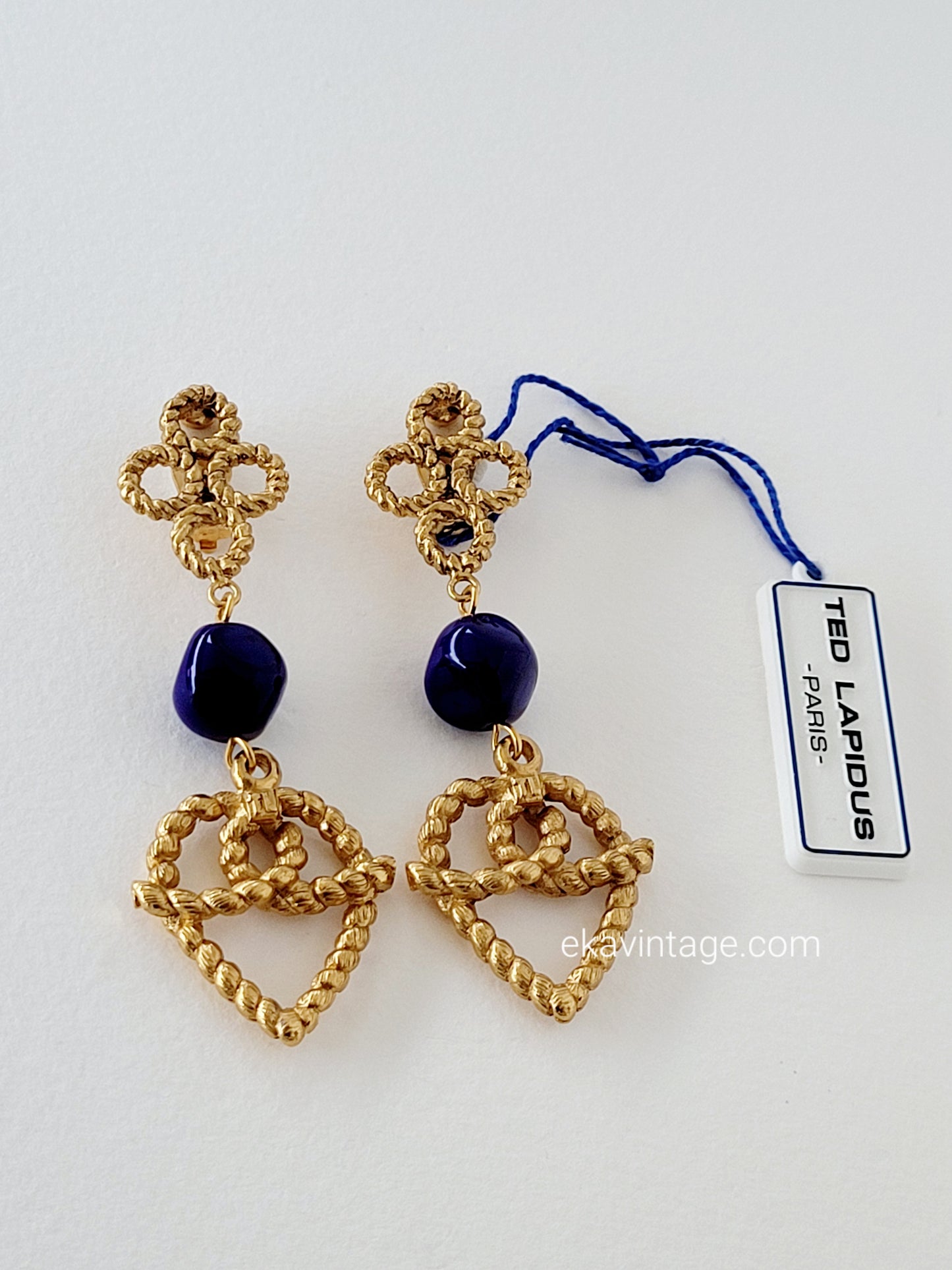 Ted Lapidus - Boucles d'oreilles pendantes