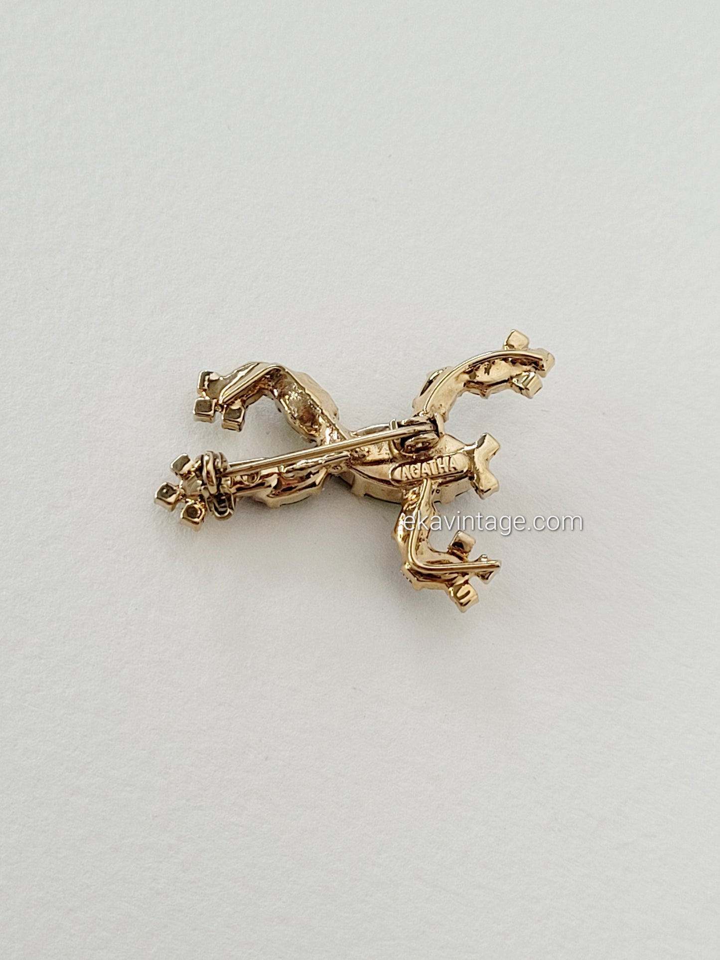 Agatha-Broche Grenouille