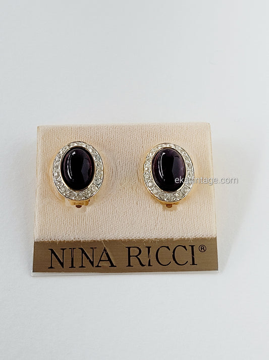 Nina Ricci - Boucles d'oreilles vintage