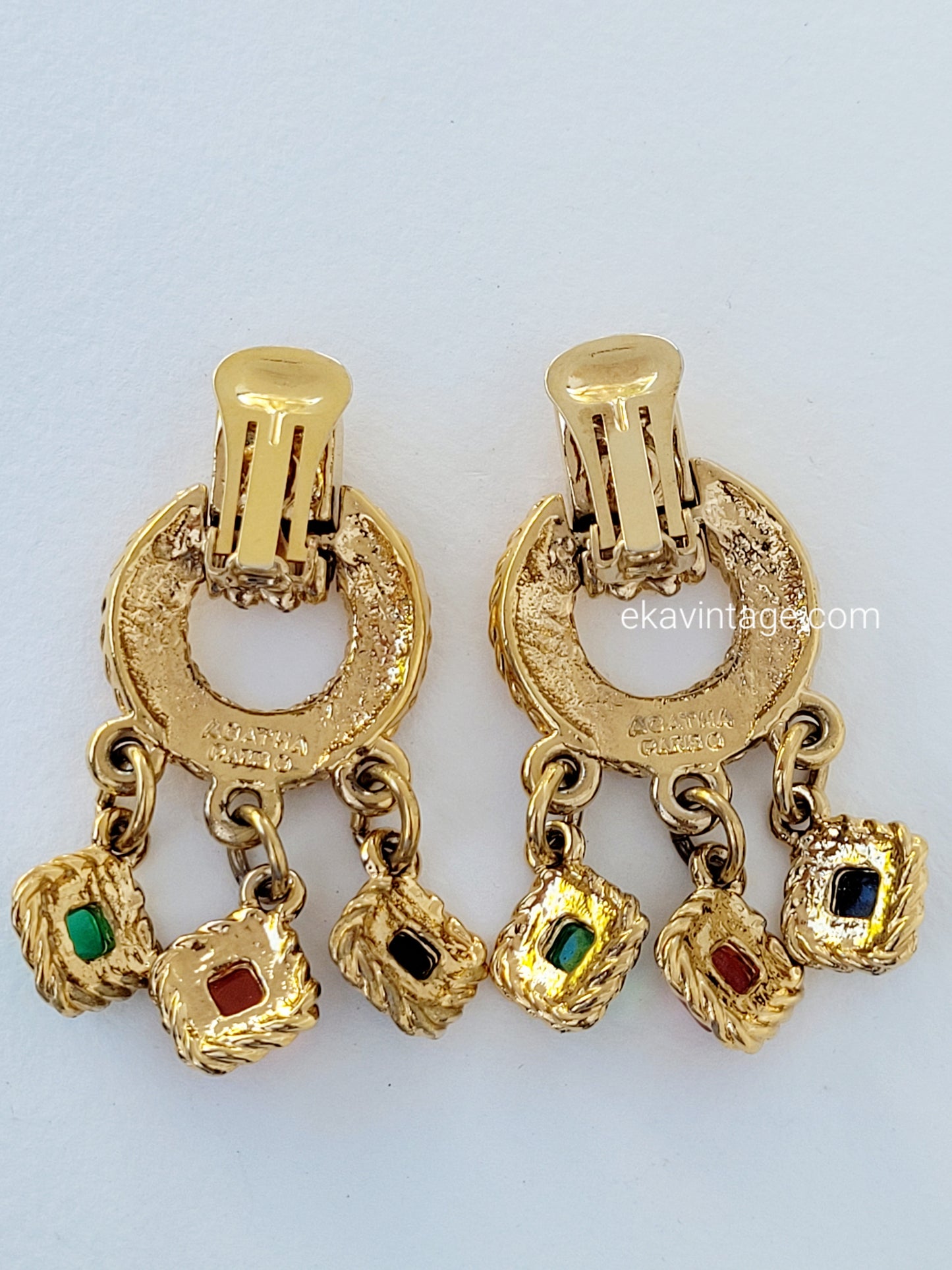 Agatha Paris - Boucles d'oreilles pendantes vintage