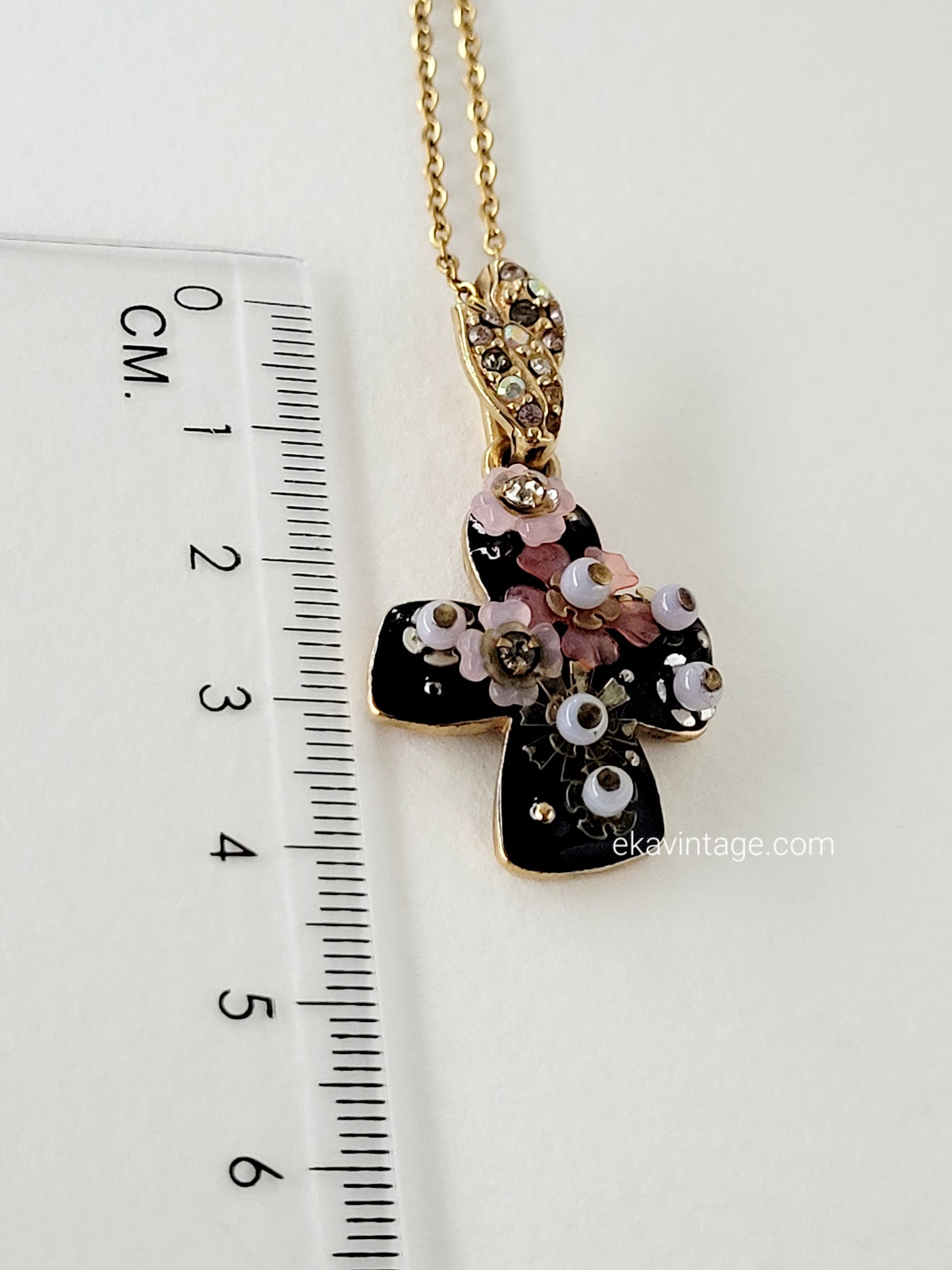 Christian Lacroix- Pendentif vintage Croix