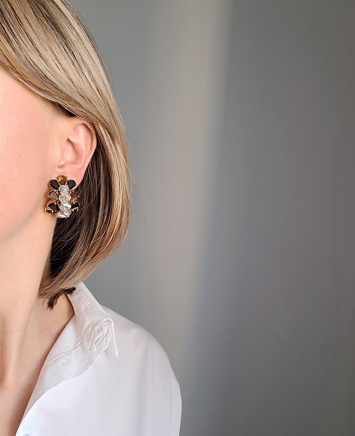 Monet - Boucles d'oreilles vintage