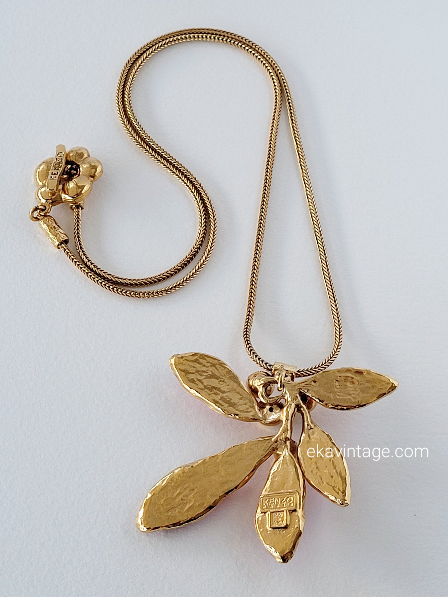 Collier avec pendentif fleur Kenzo