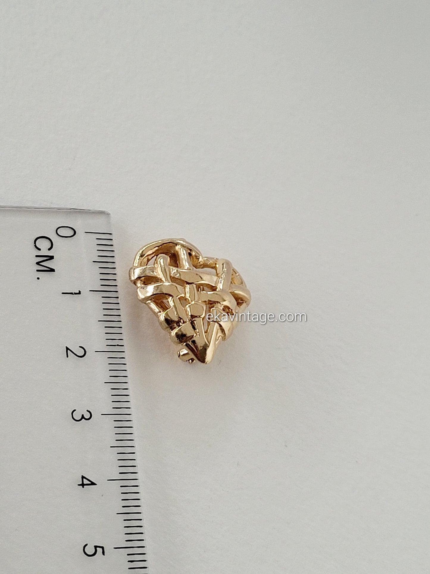 Christian Lacroix - Boucles d'oreilles vintage Cœur