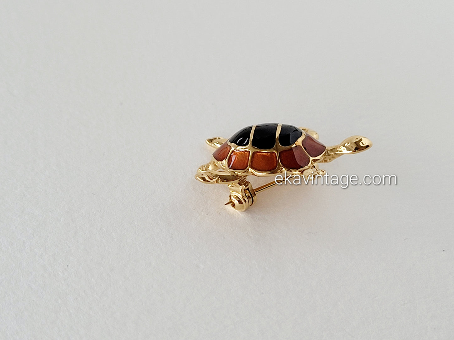 Cascio bijoux - Broche vintage Tortue