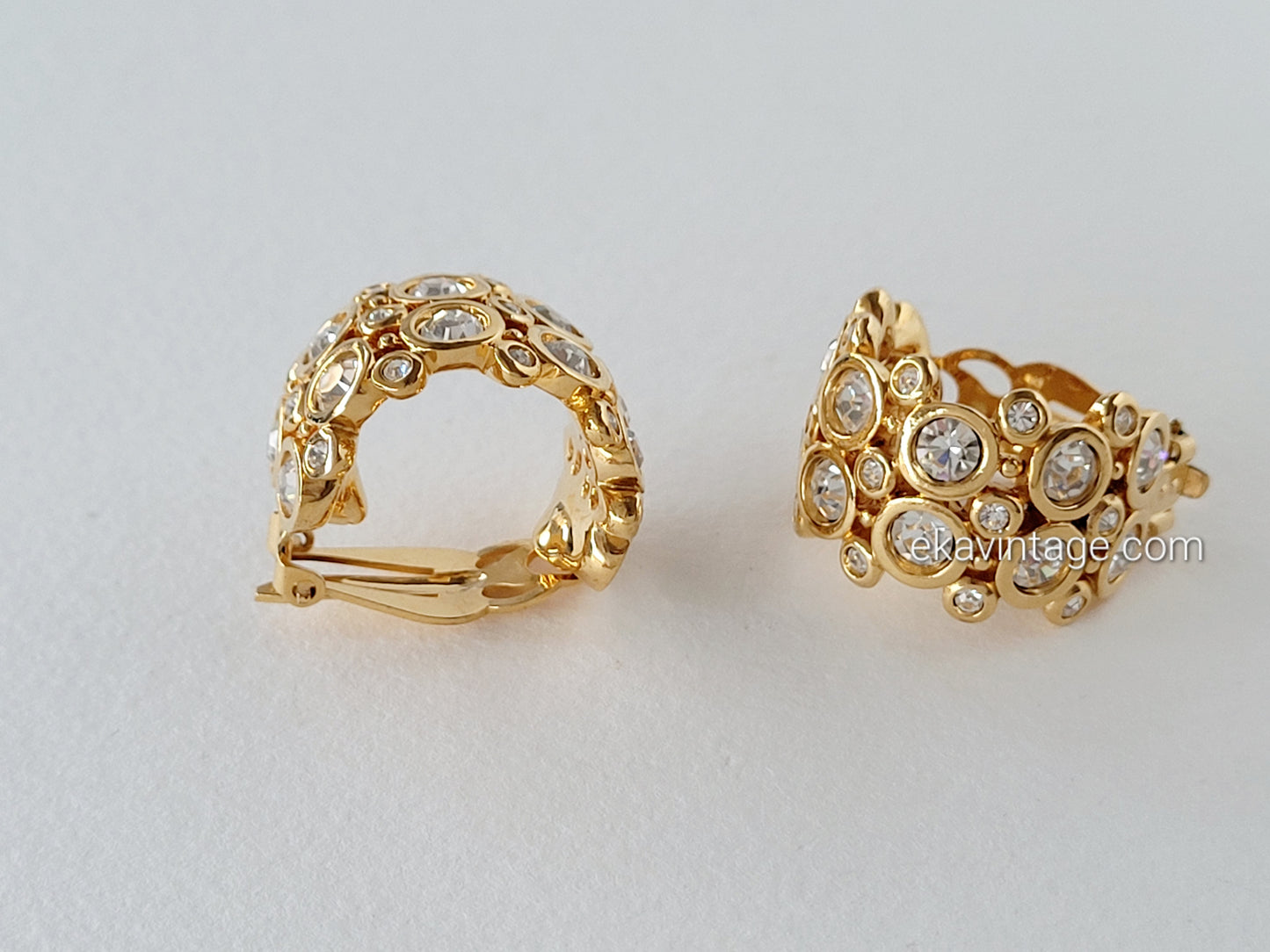 Swarovski - Boucles d'oreilles vintage