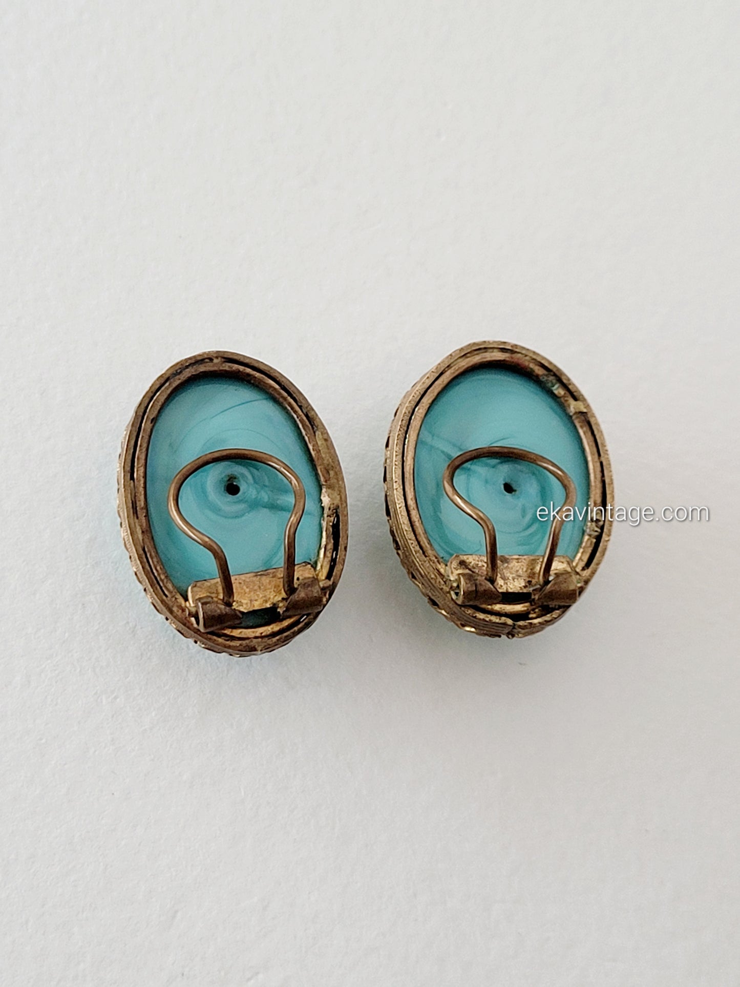 Boucles d'oreilles vintage des années 50