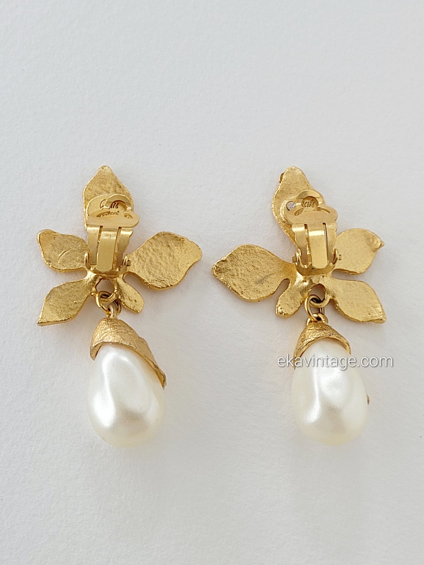 Cécile et Jeanne - Boucles d'oreilles Fleurs