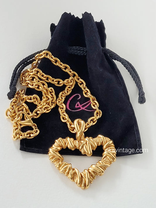Christian Lacroix - Collier vintage Cœur