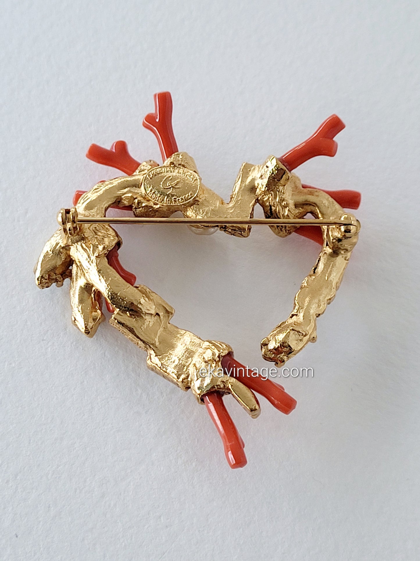Christian Lacroix-Broche vintage Cœur