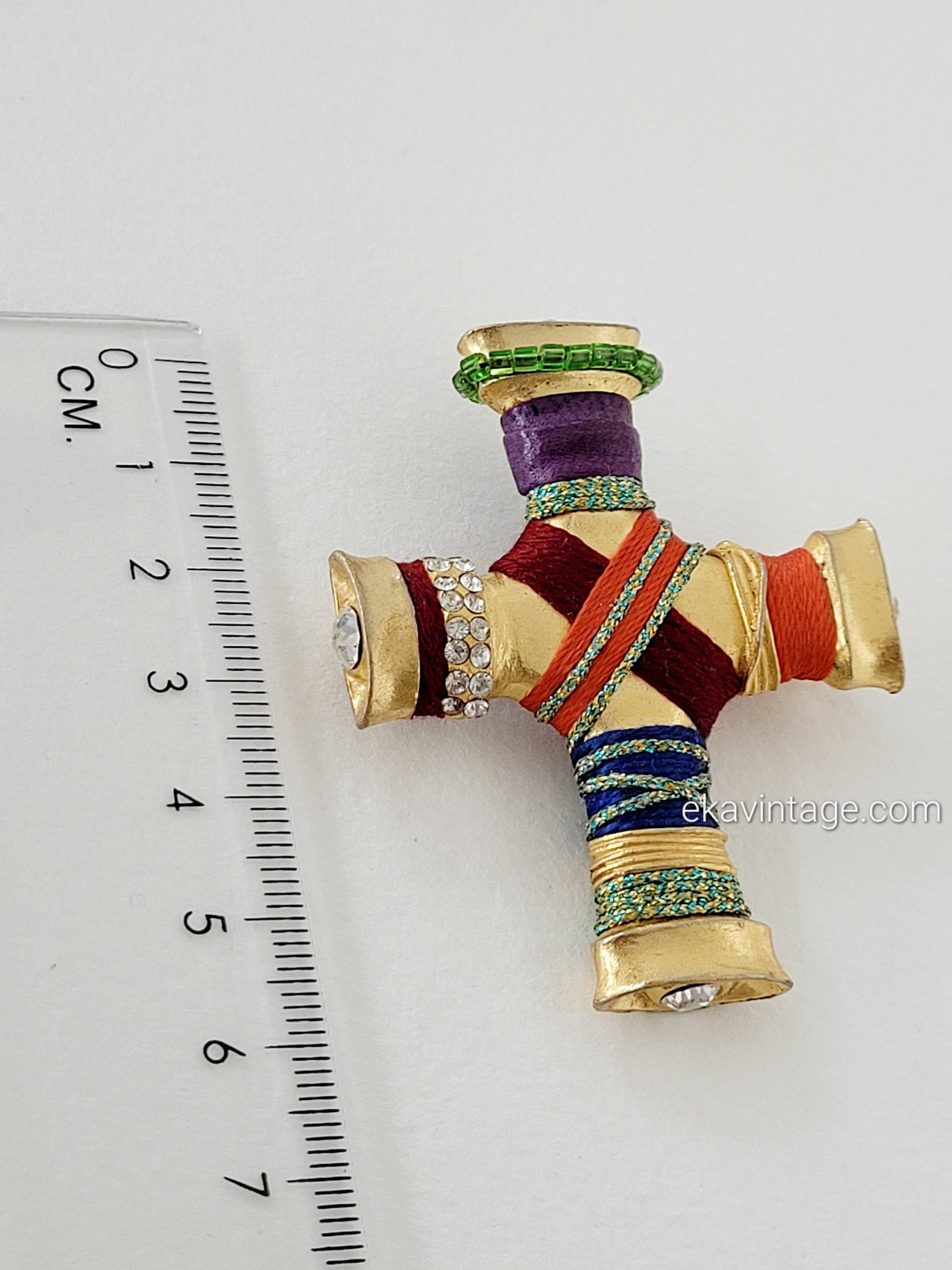 Christian Lacroix-Broche vintage Croix
