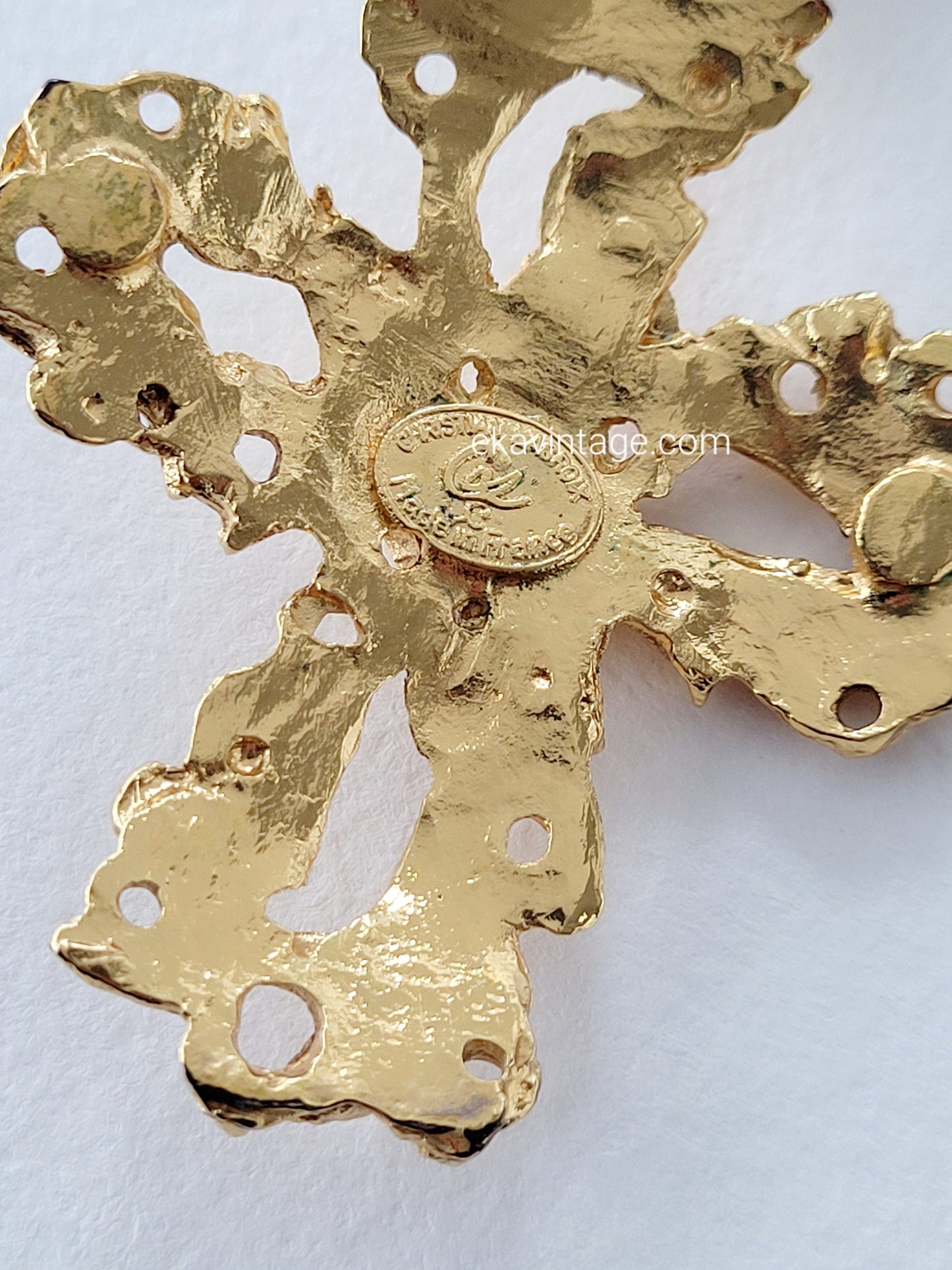 Christian Lacroix - Pendentif vintage Croix