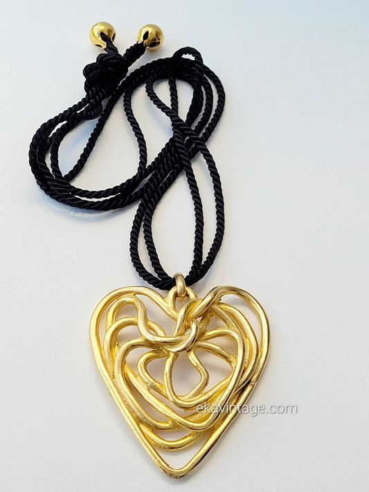 Balenciaga - Collier vintage cœur