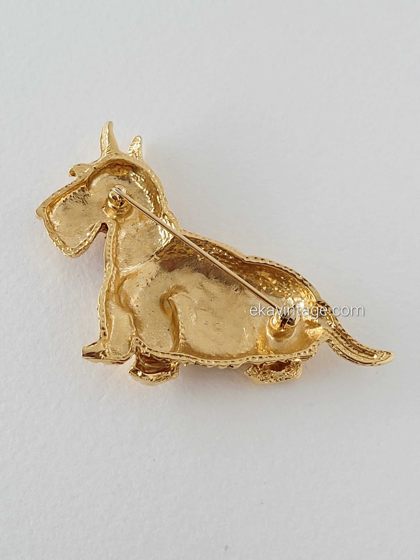 Broche vintage Chien