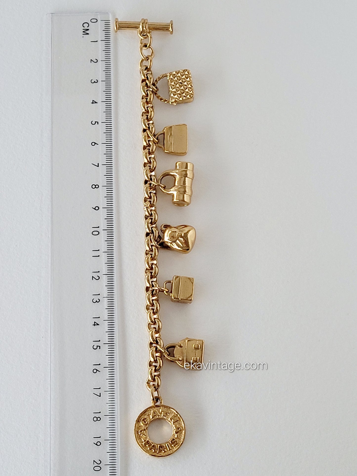 Agatha Paris - Bracelet vintage - six breloques