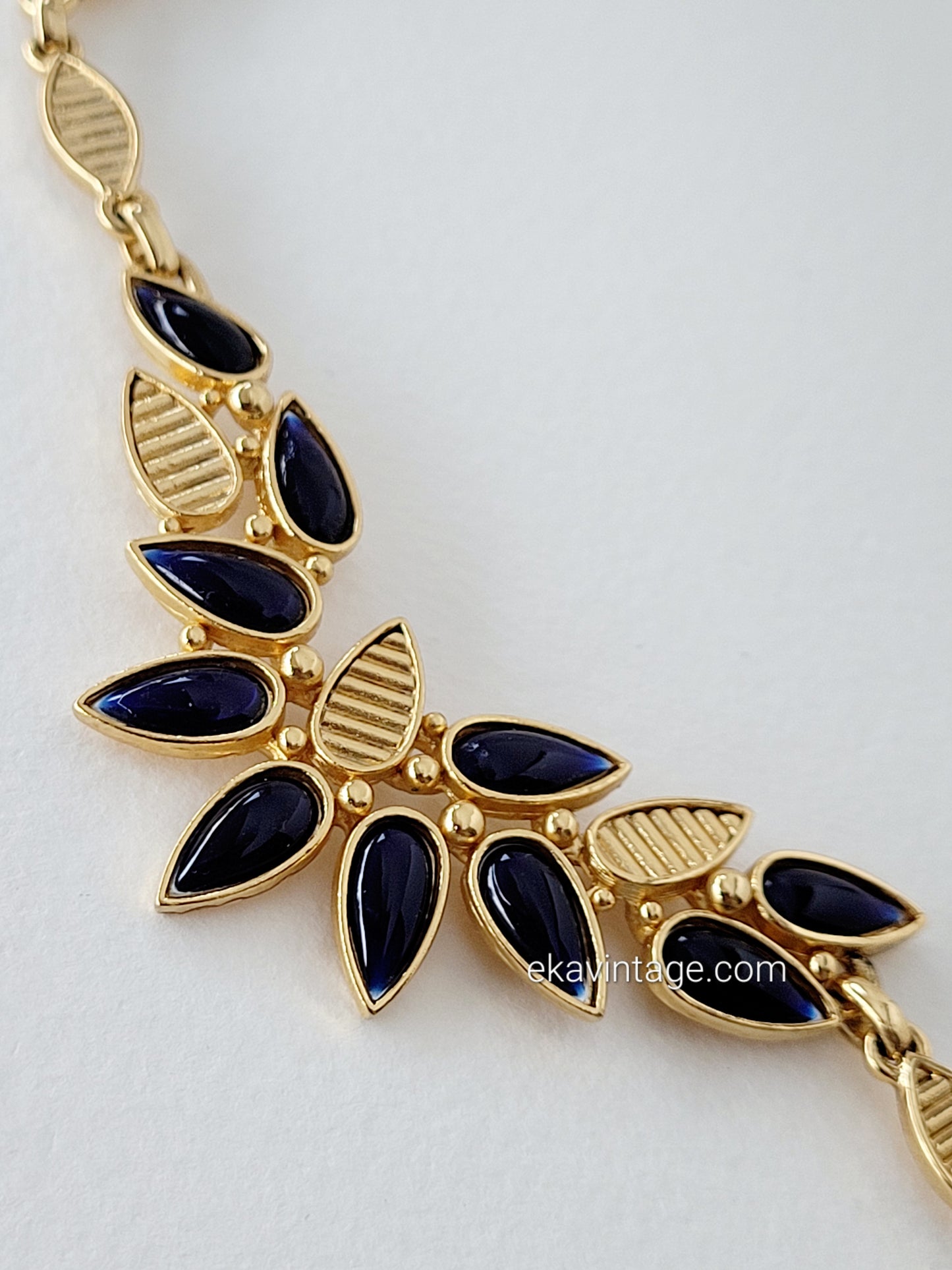 Orena Paris parure - boucles d'oreilles et collier vintage