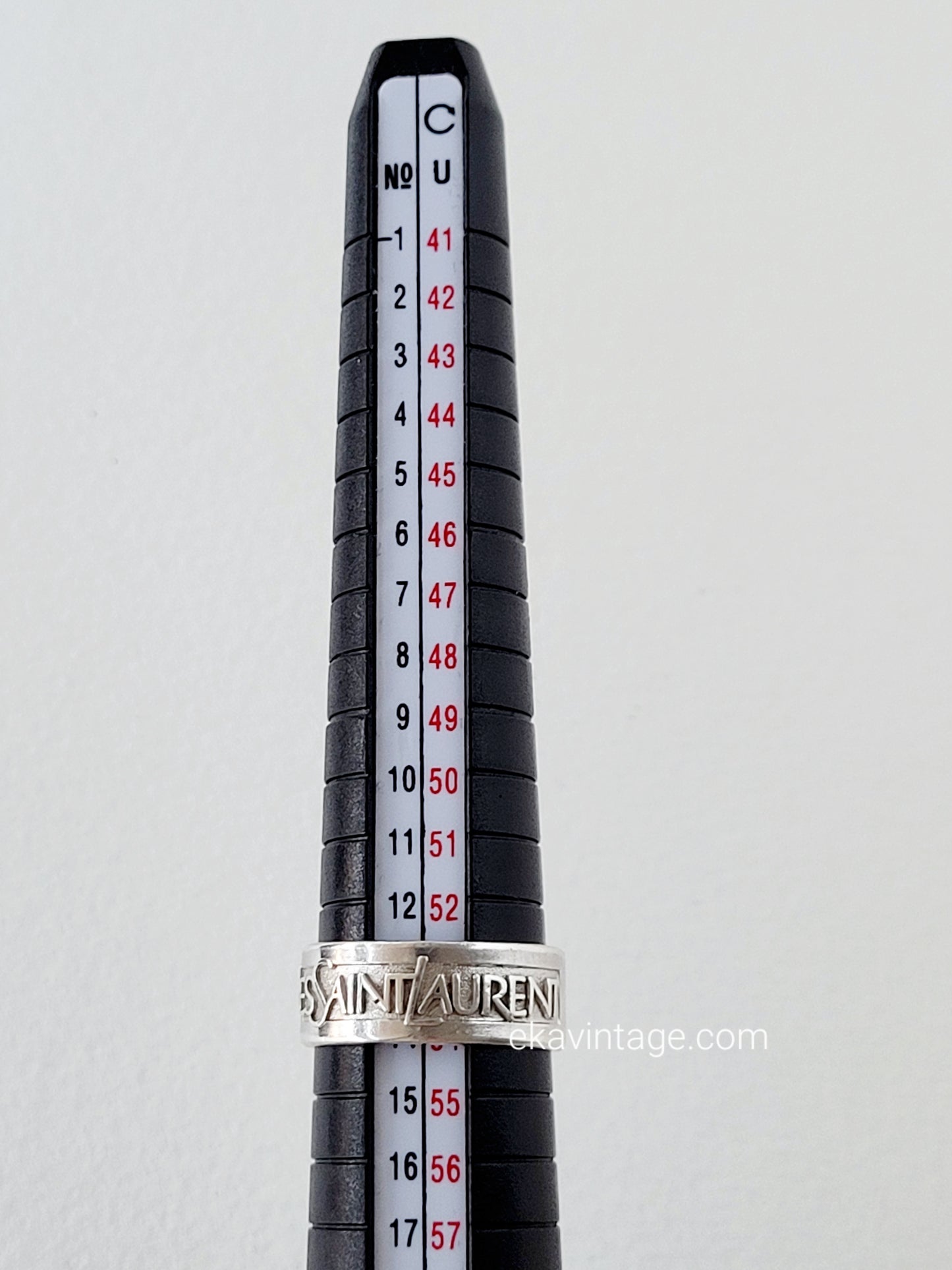 Yves Saint Laurent - Bague vintage en argent