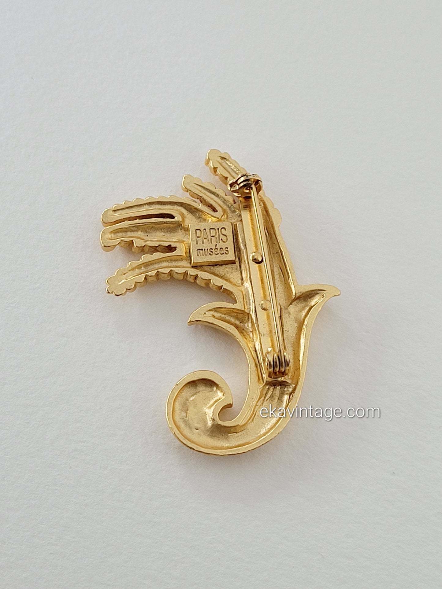 Broche vintage - Paris Musée "Épi d'or"