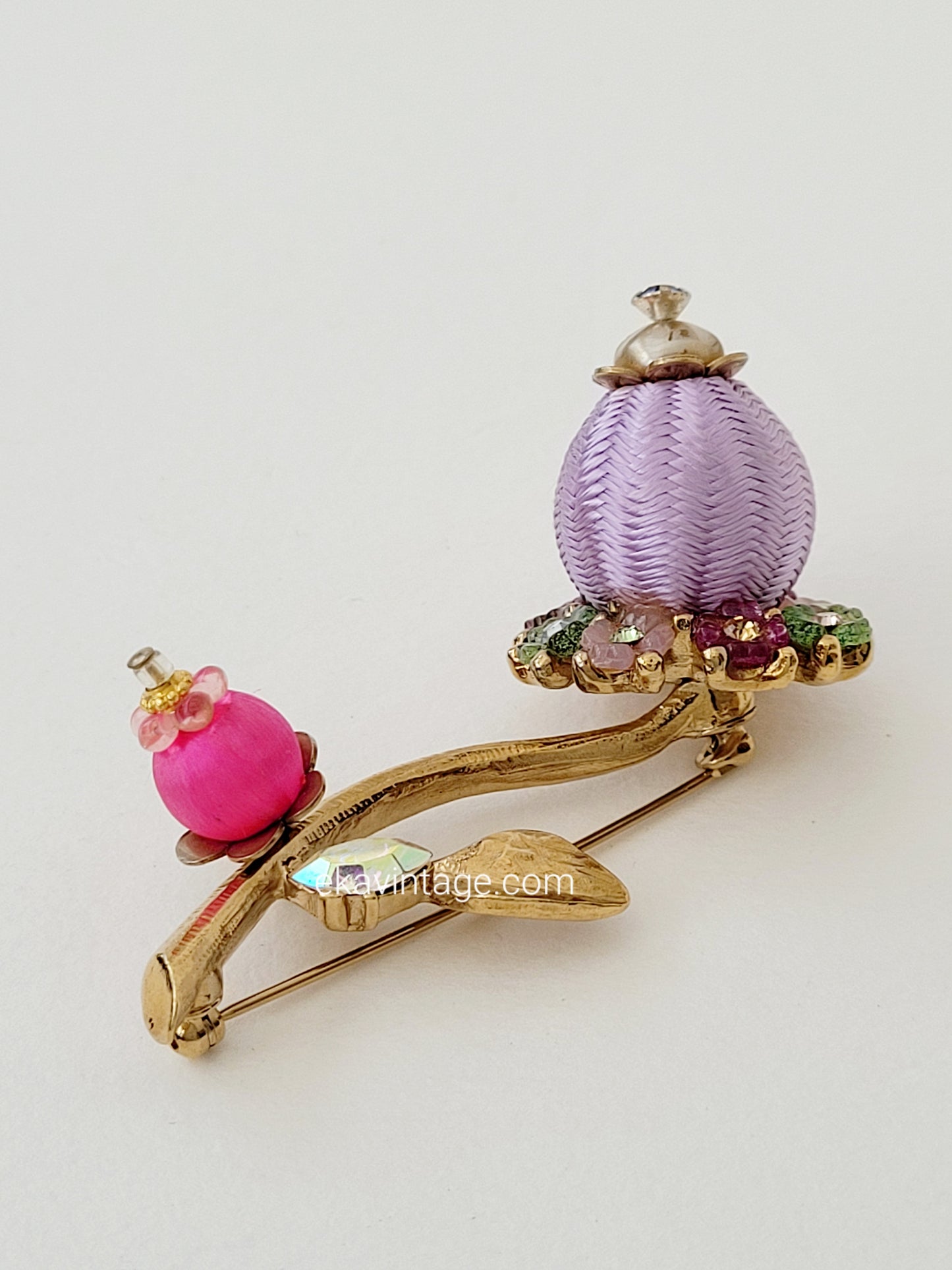 Christian Lacroix-Broche vintage Fleur