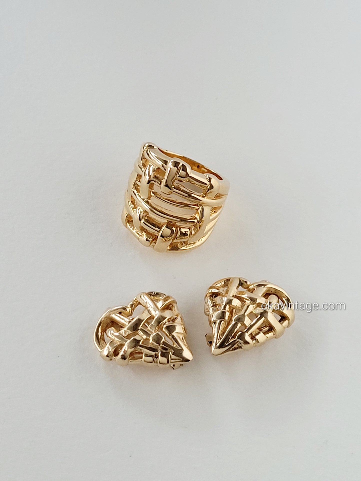 Christian Lacroix - Boucles d'oreilles vintage Cœur