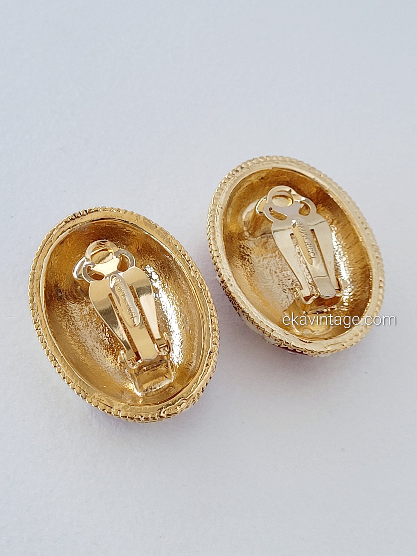 Nina Ricci - Grandes boucles d'oreilles vintage