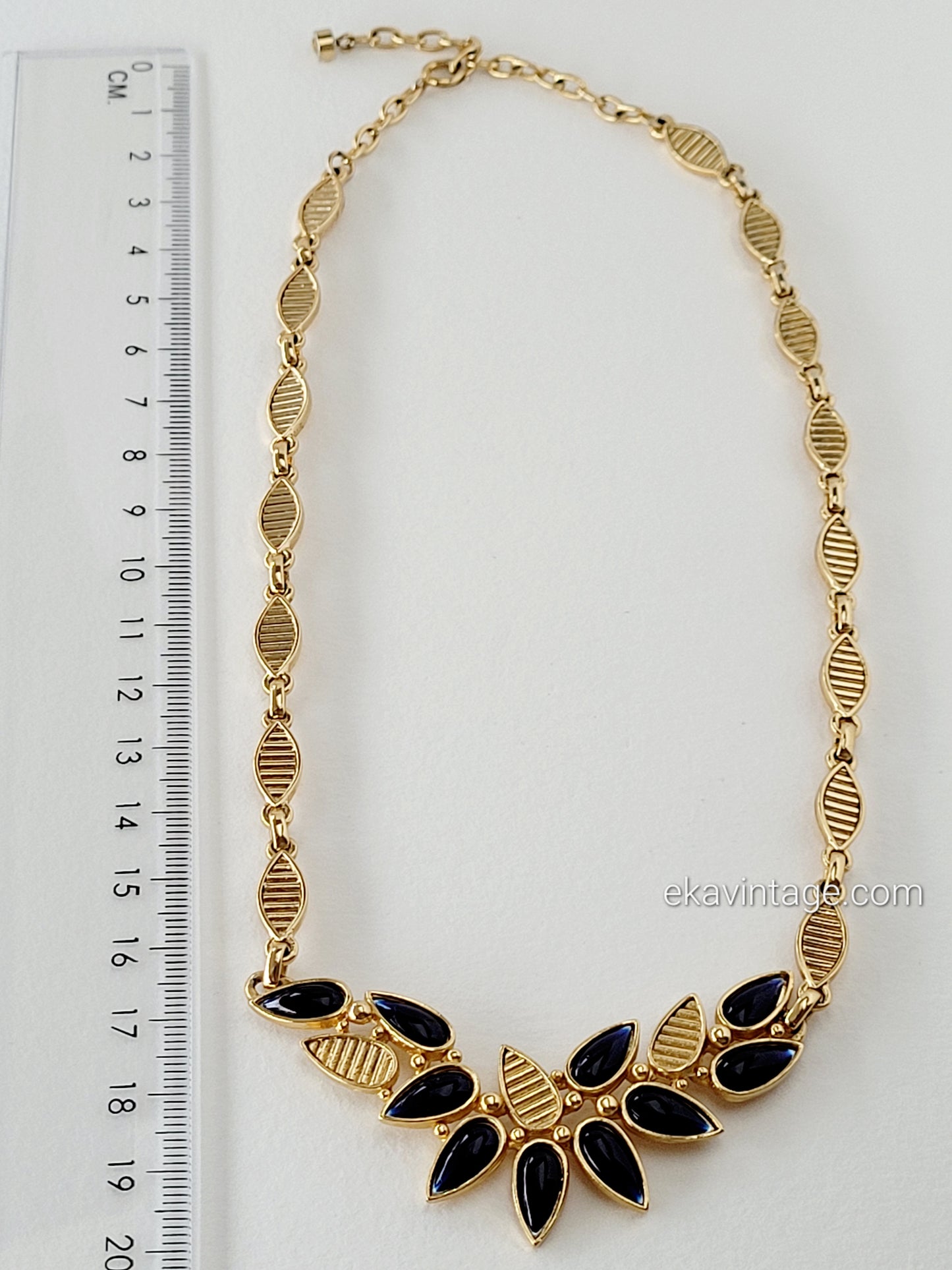 Orena Paris parure - boucles d'oreilles et collier vintage