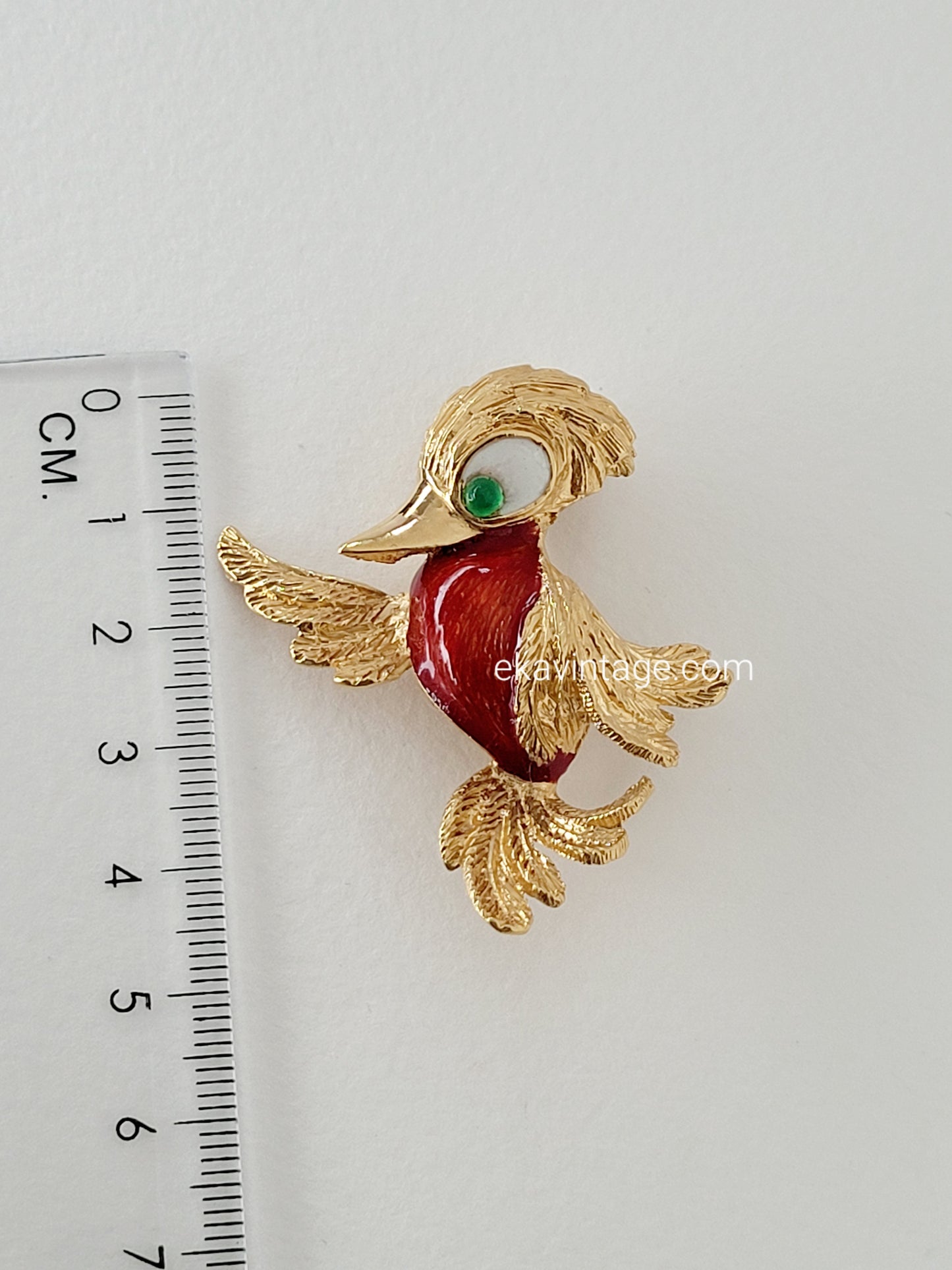 Carven - Broche vintage Oiseau