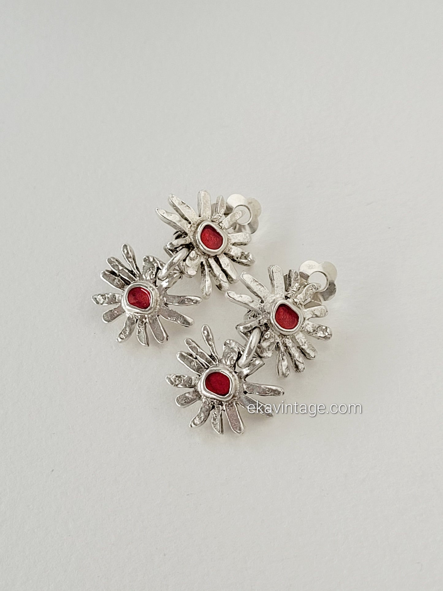 Biche de Bere-Boucles d'oreilles vintage