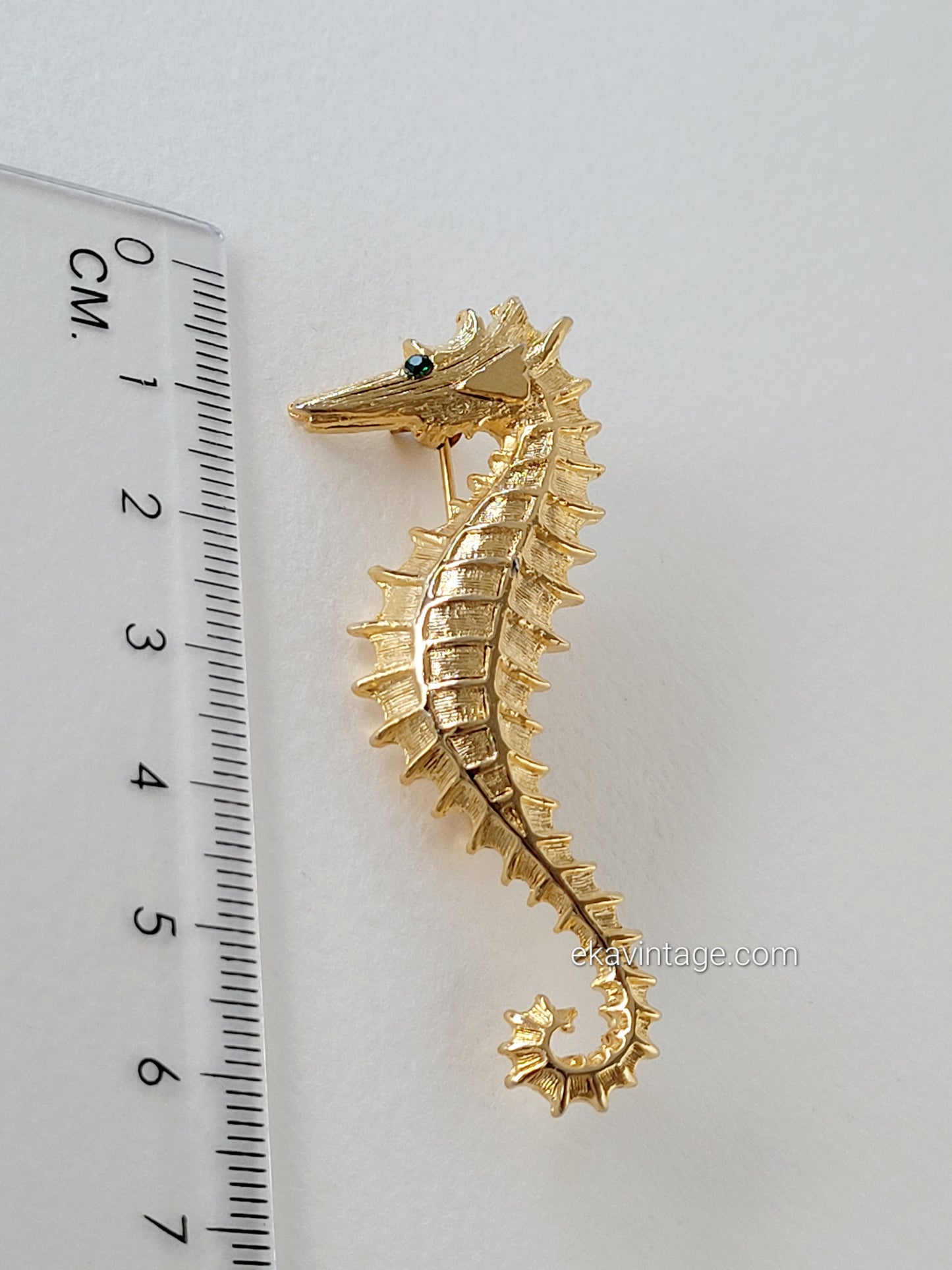 Broche vintage Hippocampe