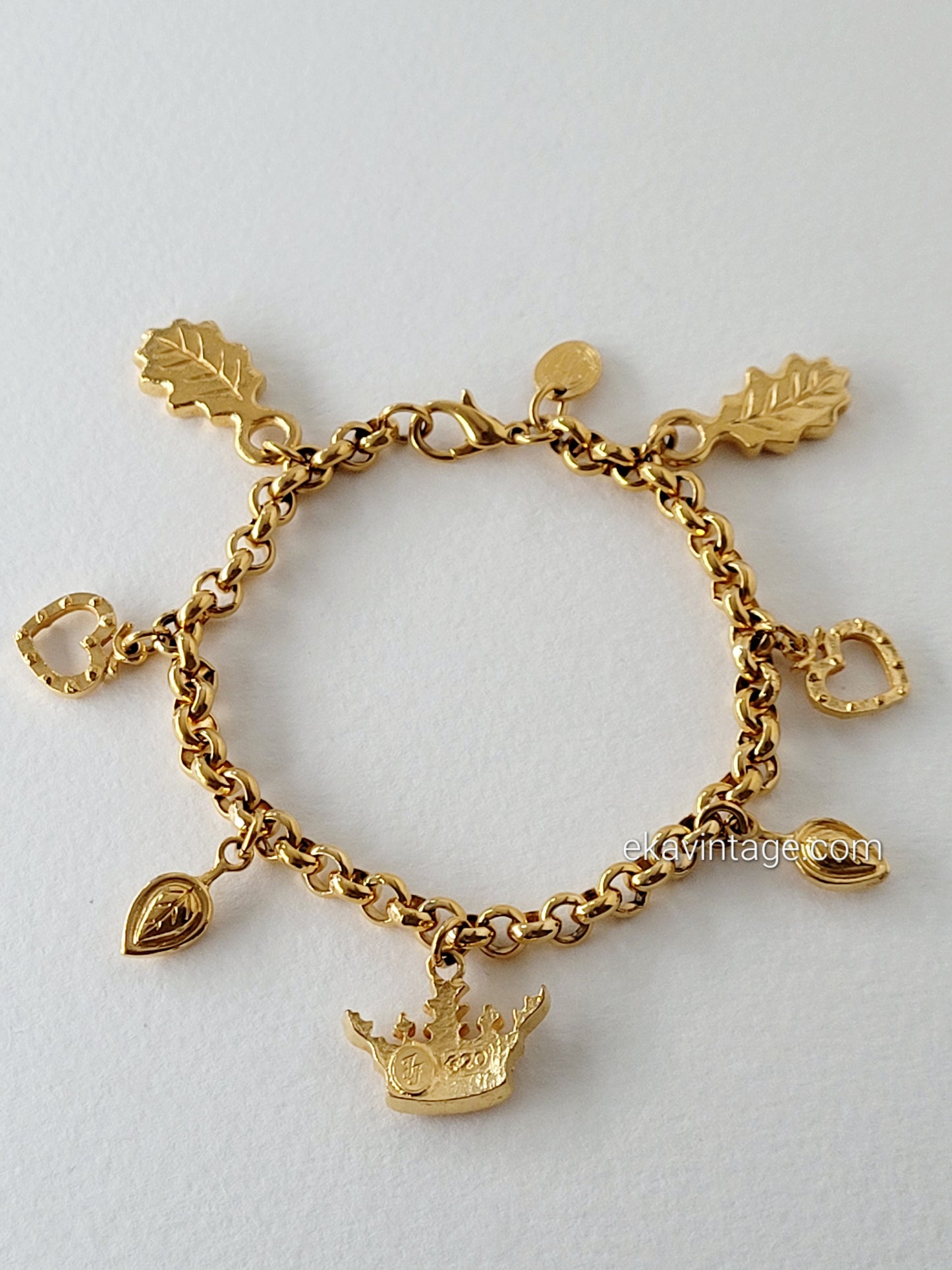 Inès de La Fressange - Bracelet vintage sept breloques