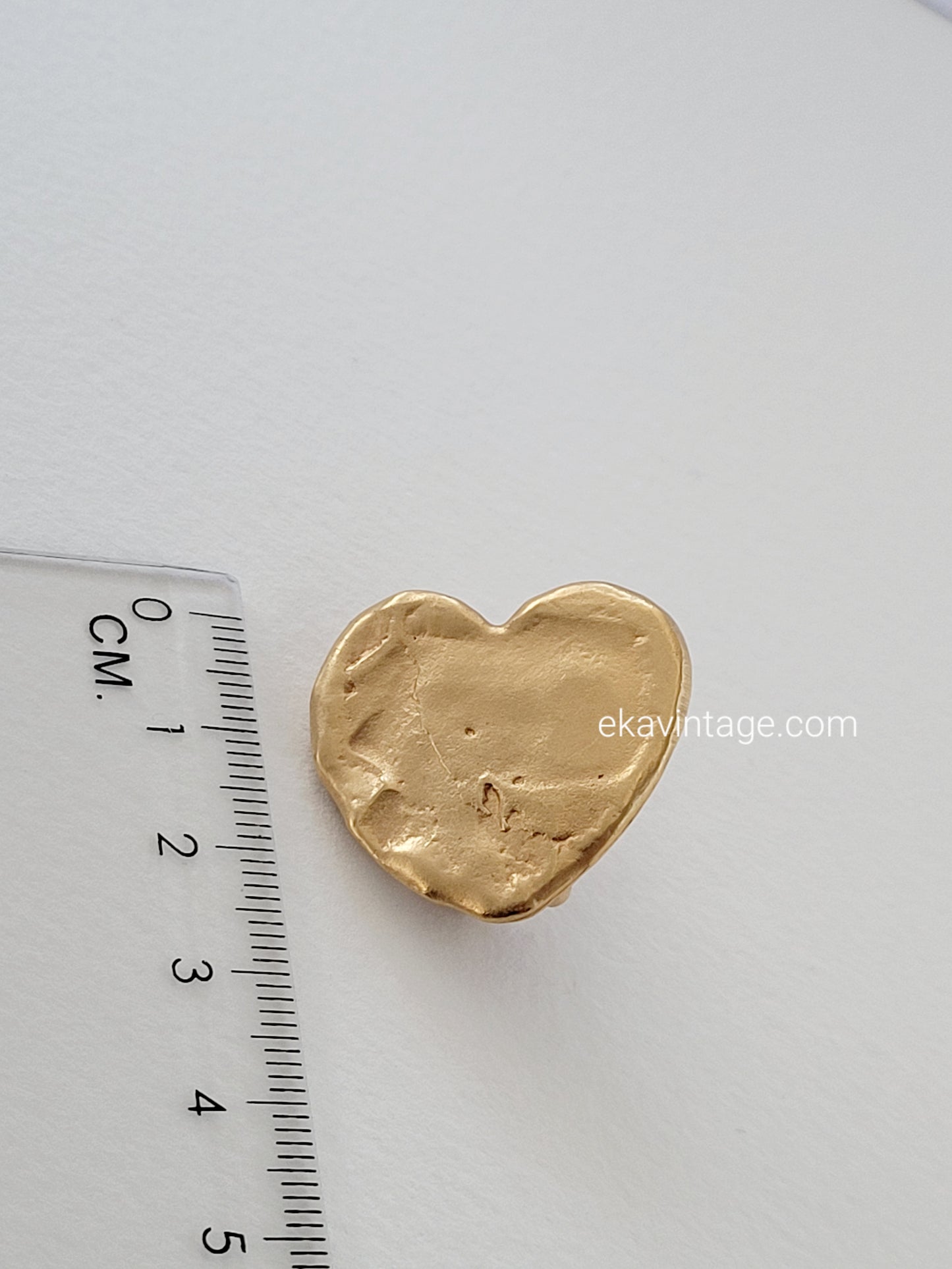 Biche de Bere - Boucles d'oreilles vintage Cœur