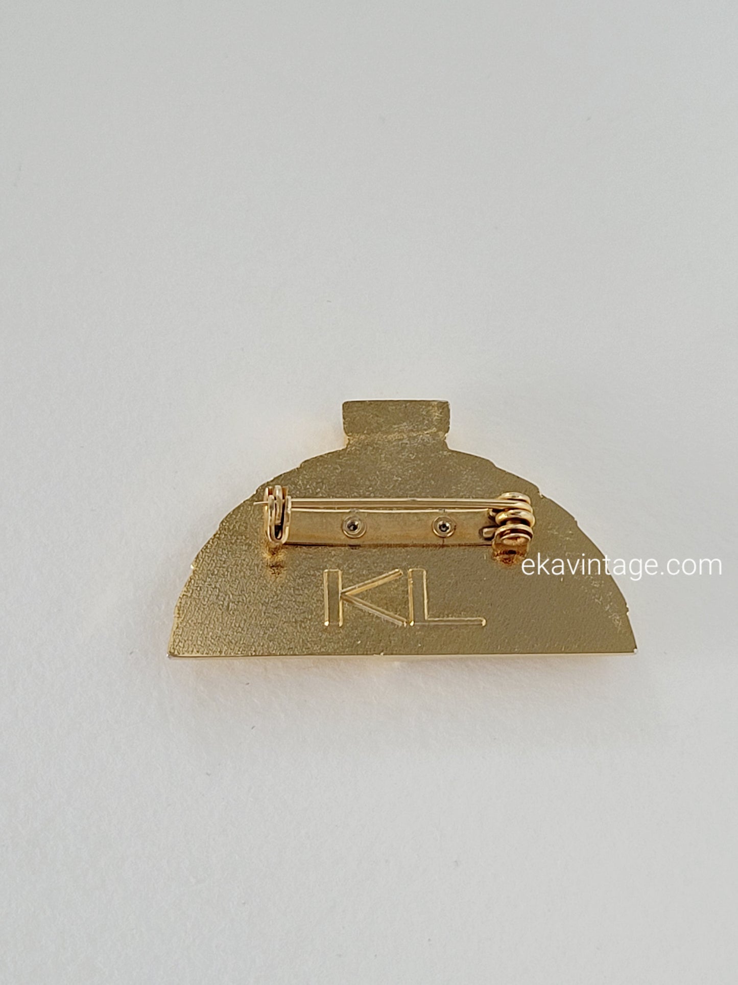 Karl Lagerfeld - Broche vintage Éventail