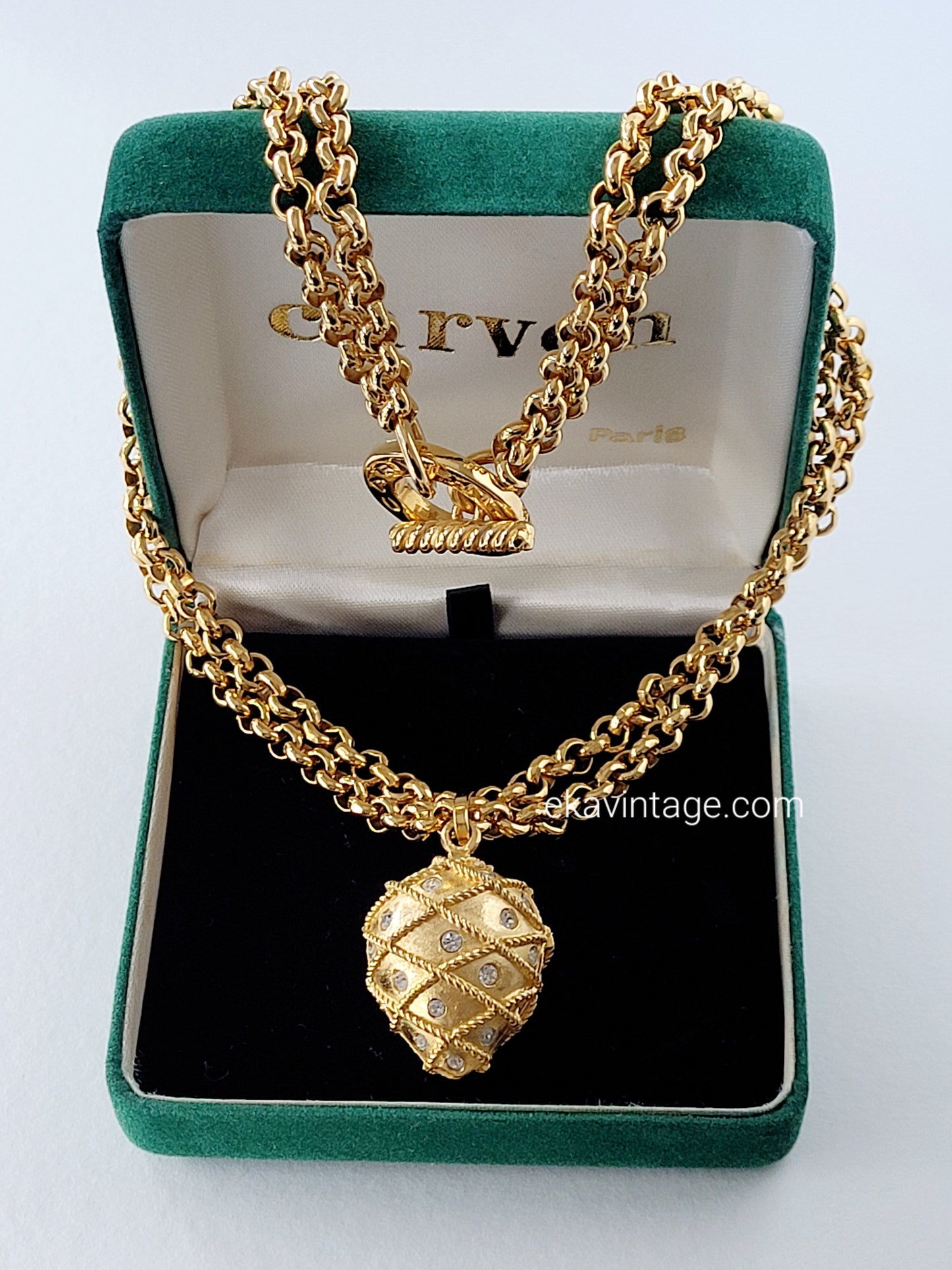 Carven Paris - Collier avec pendentif vintage